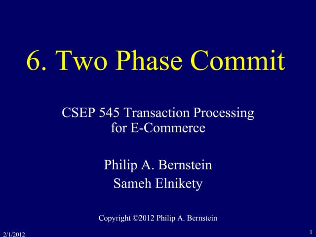 6 two phasecommit