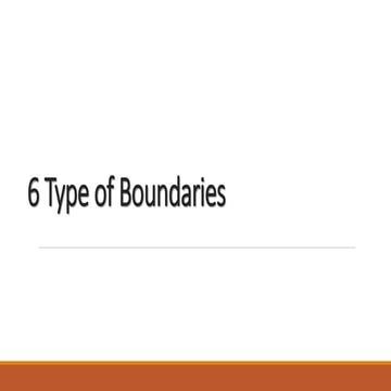 6 Types of Personal Boundaries | PPT