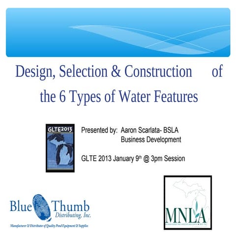 6 Types of Water Features | PDF
