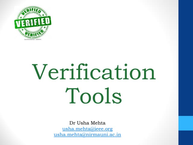 6 verification tools