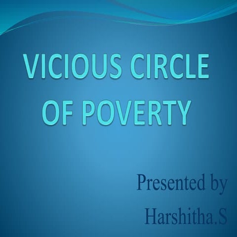 vicious circle of poverty