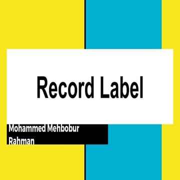 Record label