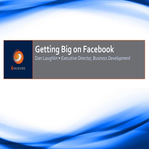 6waves: Как стать заметным на Facebook