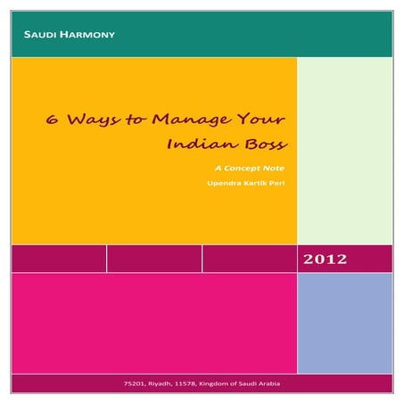6 Ways to Manage Your Indian Boss