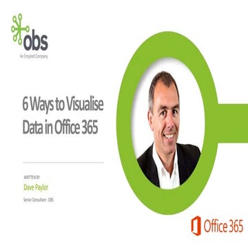 6 Ways To Visualise Data In Office 365