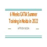 6 Weeks CATIA Summer Training in Noida in 2022