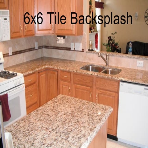 6x6 Tile Backsplash Design | PPS