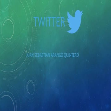 Historia del twitter | PPTX