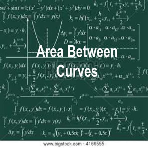 7.1 area between curves