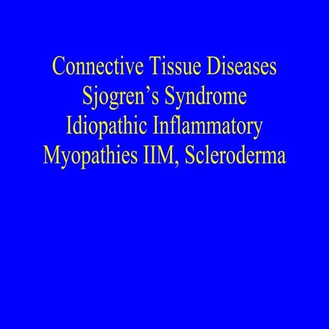 7 13 Connective Tissue Disease