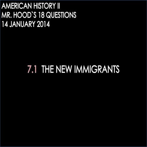 AHTWO: 8.3 SEGREGATION AND DISCRIINATION QUESTIONS | PPTX