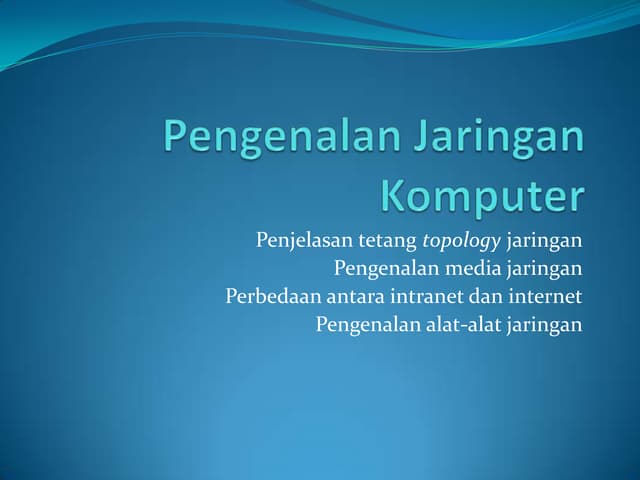 7. pengenalan jaringan komputer