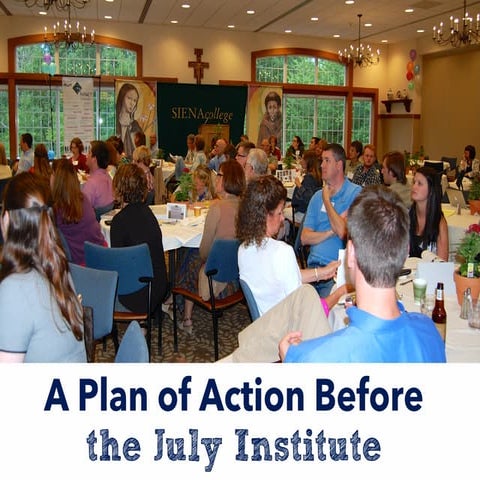 Getting Ready: A Plan of Action Before July