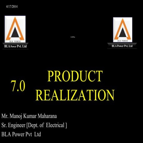 ISO Clause No 7 Production Realization