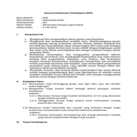 7. menemukan konsep fungsi kuadrat