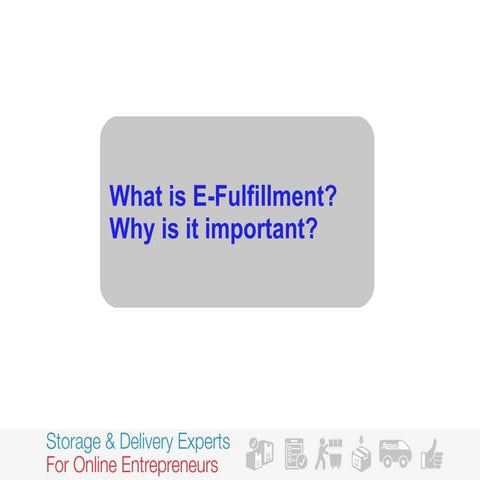 What is Fulfillment and Why is it Important for E-Commerce
