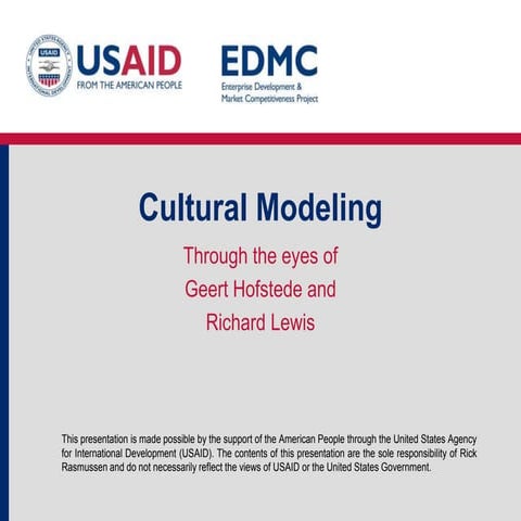 7.2 cultural modeling