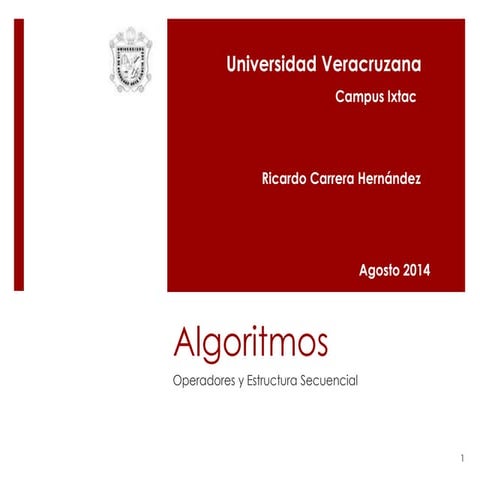 7. operadores y estructura secuencial