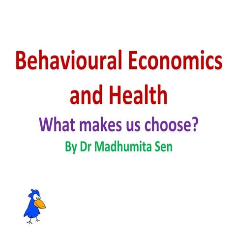 7. behavioural economics and health