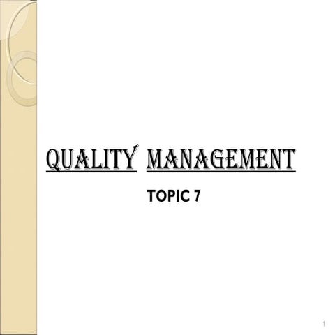 7.quality management chapter 7