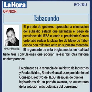 EC421: la hora mantilla-tabacundo