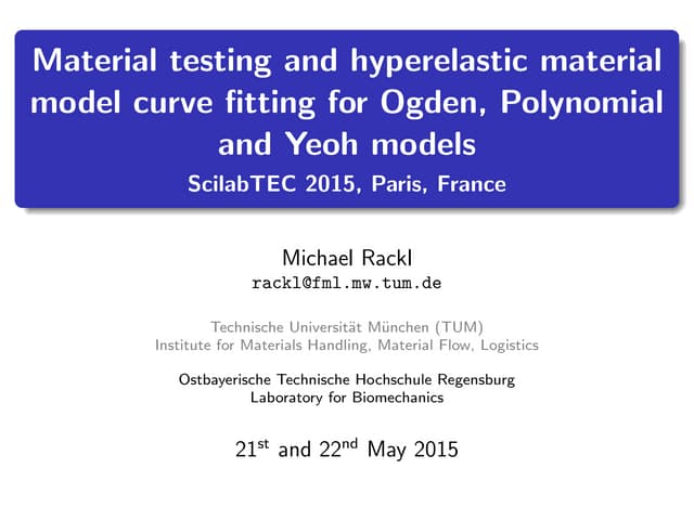 ScilabTEC 2015 - TUM