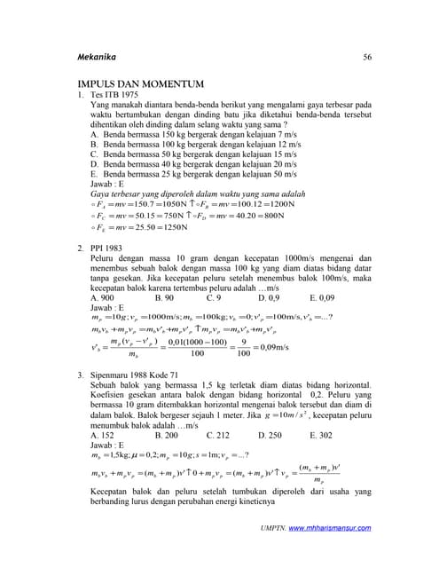 Impuls Momentum