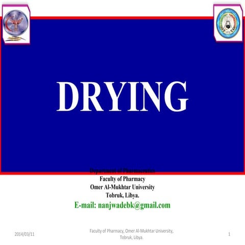 Drying