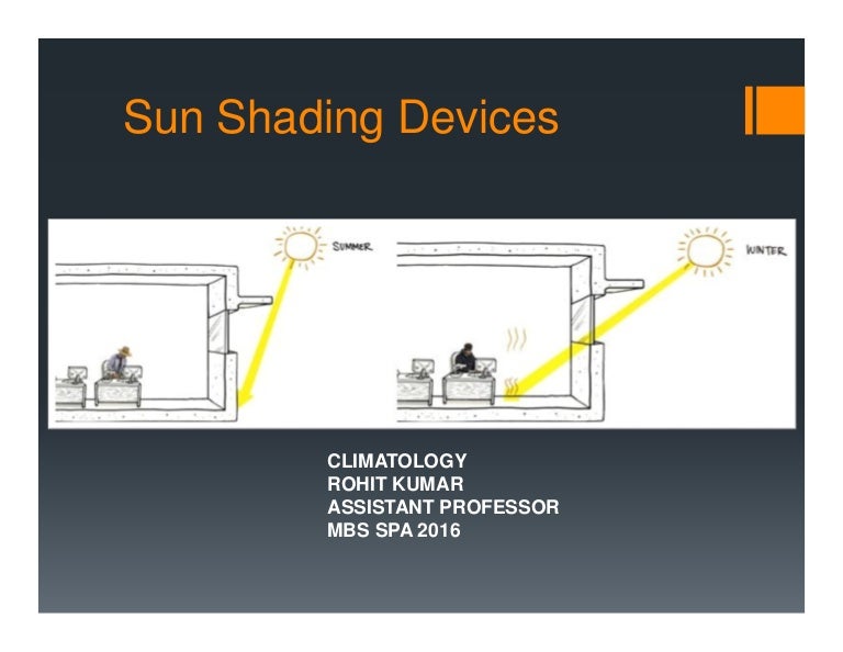 7. Shading devices