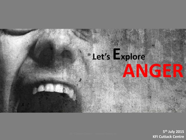 Anger in the Light of J Krishnamurti Teachings