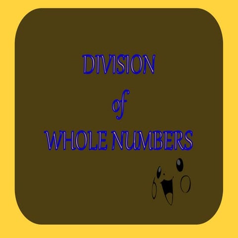 7. lesson 6 division of whole numbers