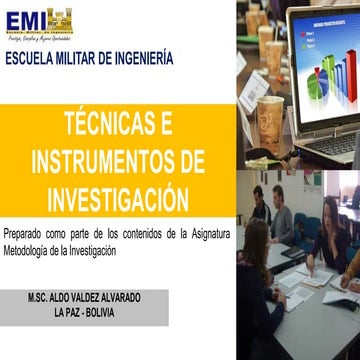 7. Tecnicas e Instrumentos de Investigación