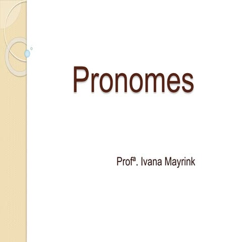 Pronominalização | PDF