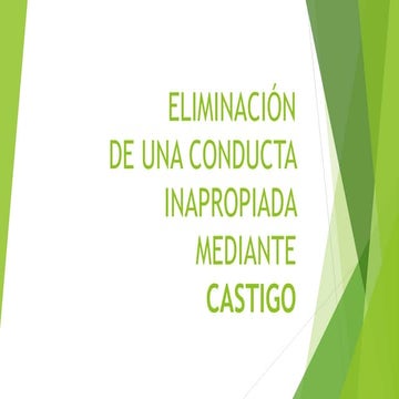 7. castigo, escape y evitación