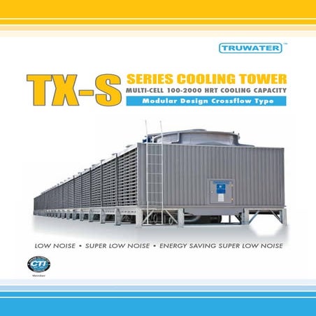 Cooling Tower Modular Design Crossflow Type