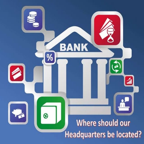 Tertiary industries: Where should banks put their headquarters?