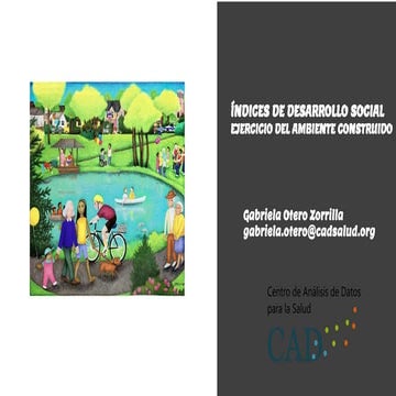 Medio ambiente construido y su relación con la salud pública 