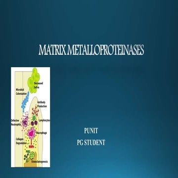 matrix metallo proteases (MMPs) | PPTX