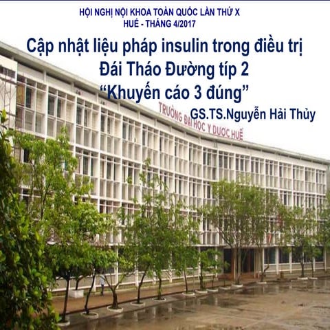 Insulin trong ĐTĐ typ 2