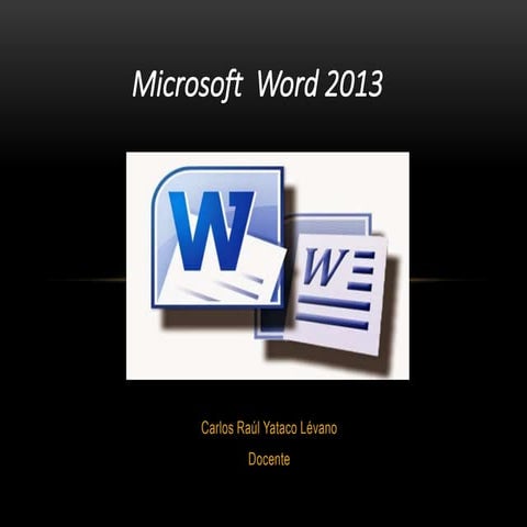 7.  microsoft word 2013