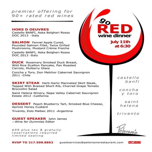 7.11.17 go red wine dinner at petersons