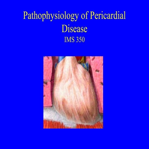 Pericarditis. Pericardial Disease