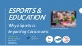 Education and Esports