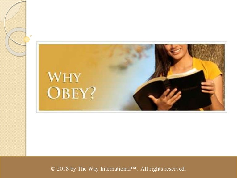 Why Obey?