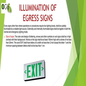 7. Illumination of Means of Egress