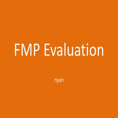 Evaluation - Visual | PPTX