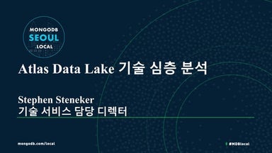 MongoDB Atlas Data Lake 집중 분석 [MongoDB]