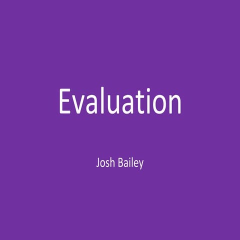 7. Evaluation
