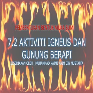 GEO SEM 1 STPM: IGNEUS DAN GUNUNG BERAPI