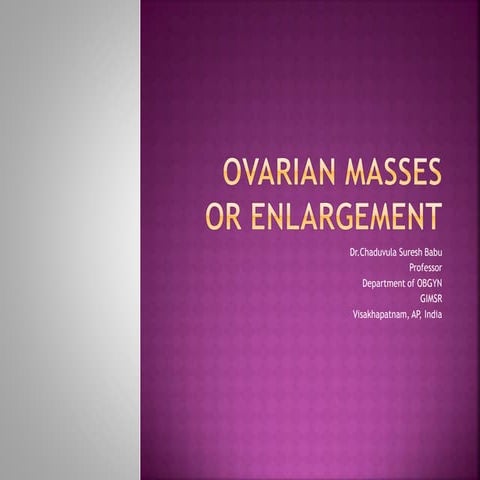 7. ovarian cysts | PPTX | Pregnancy | Reproductive Health